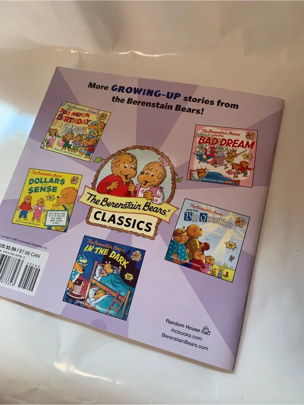 Lot of 3 Bearstain Bear Books